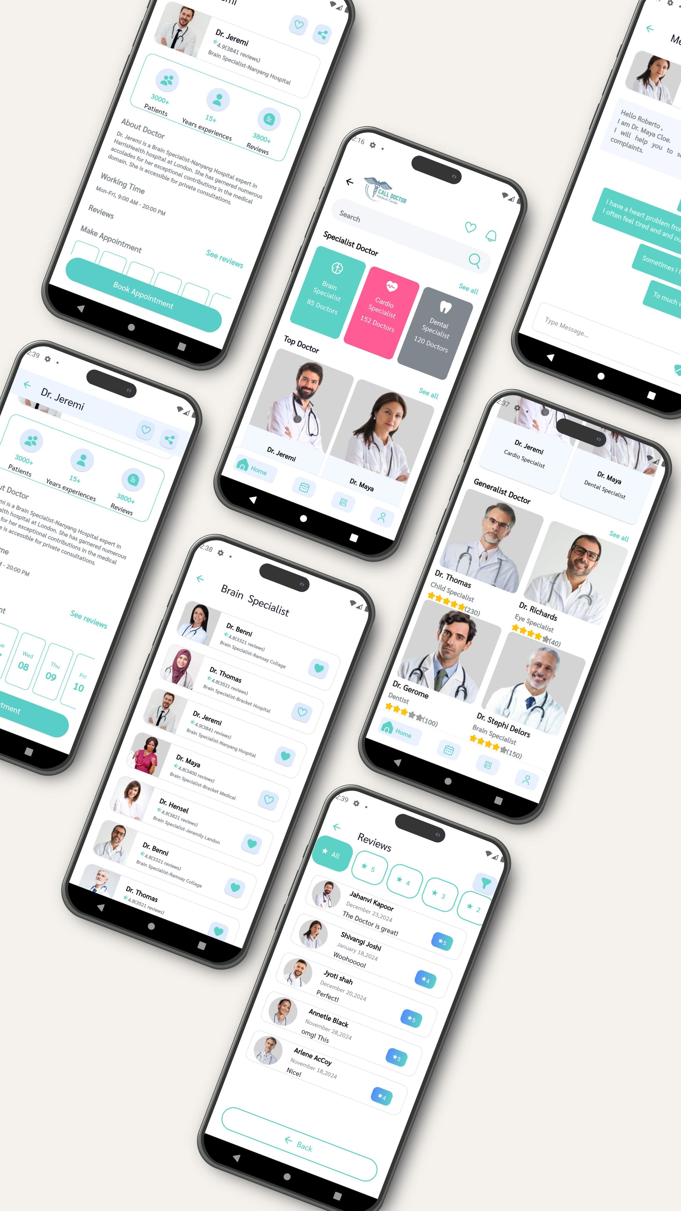 Call Doctor – Flutter Modern Medical Appointment Solution – Flutter ...