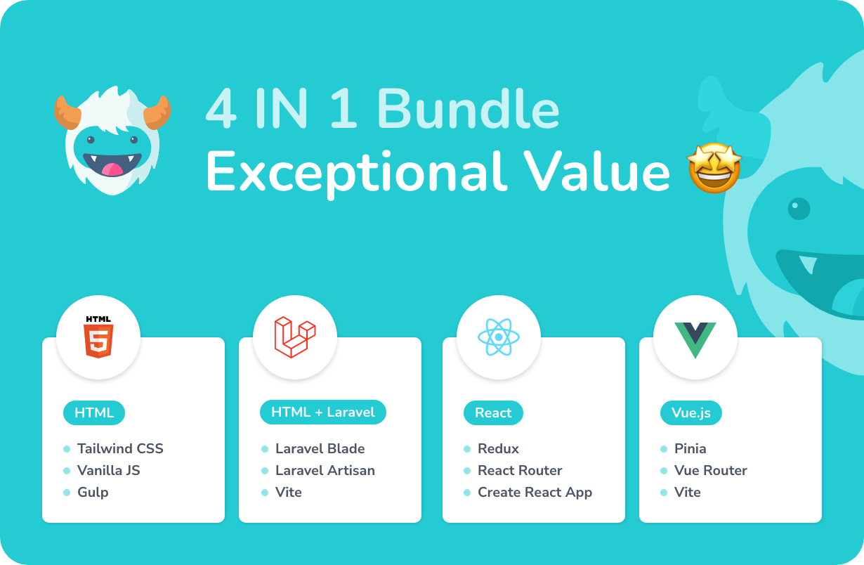 Yeti - 4 IN 1 Bundle - Value