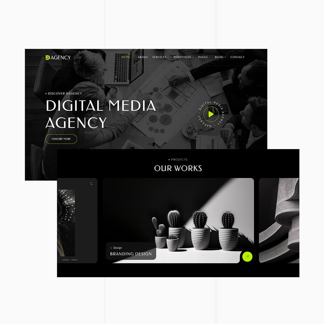 Dagency - Digital Agency WordPress Theme