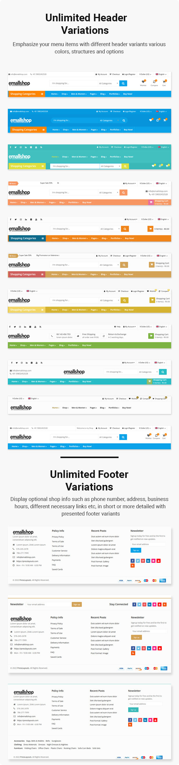 EmallShop - Responsive WooCommerce WordPress Theme