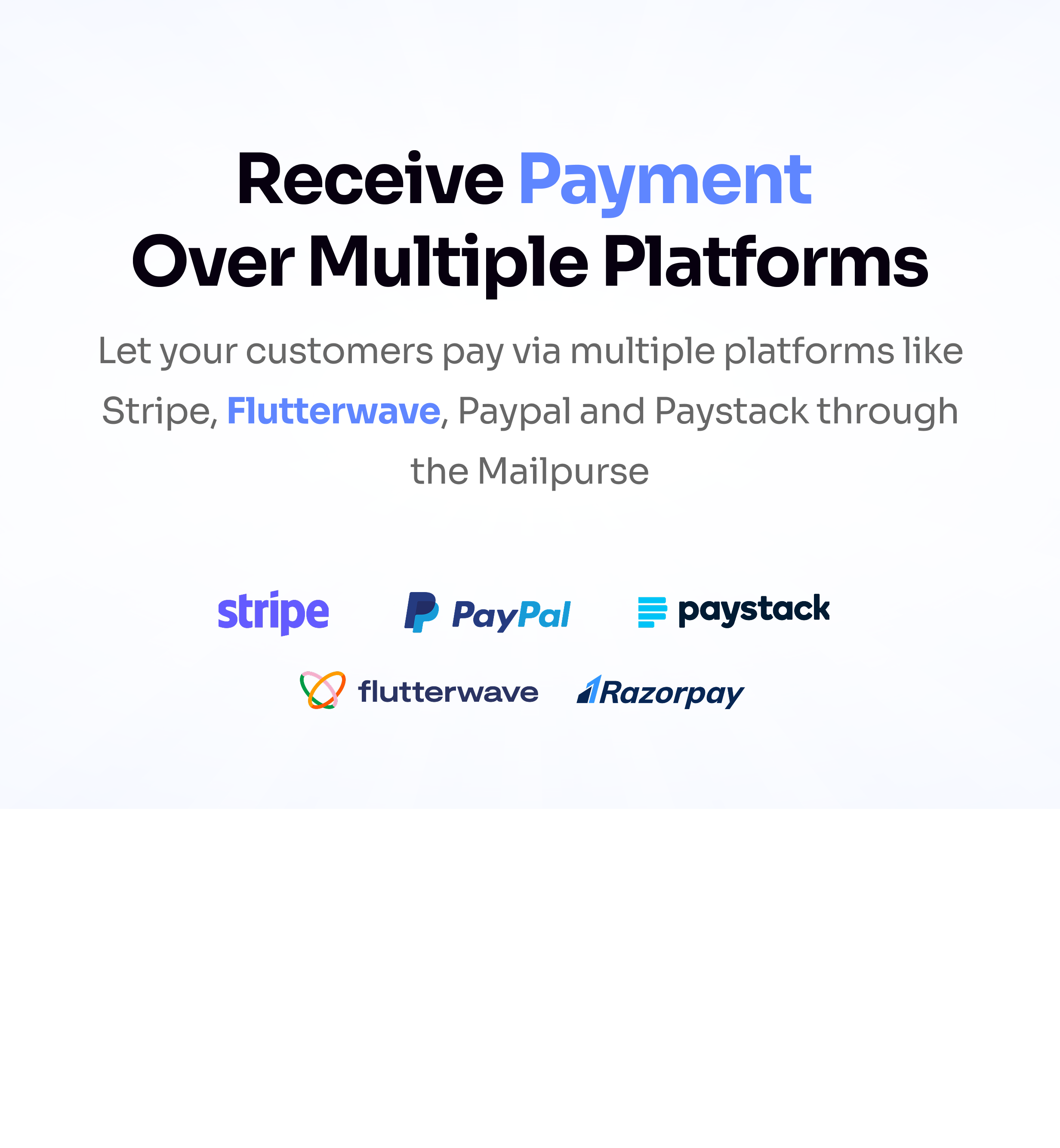 Frame payment gateway