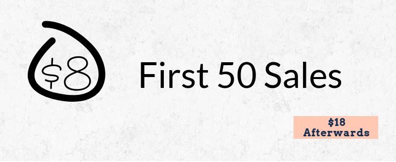 $8 first 50 sales