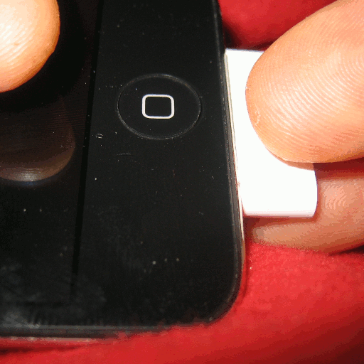 iOS iPhone iPod Touch device USB connect disconnect GIF animation public domain
