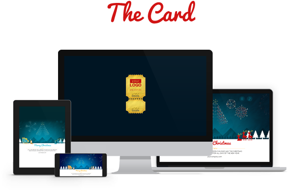 Christmas Card Fireworks of Santa - 1