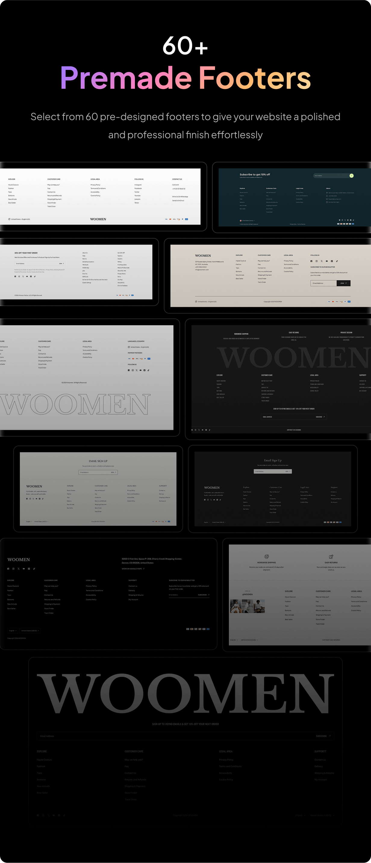WooMen – Fashion & Multipurpose eCommerce Figma Template - 6
