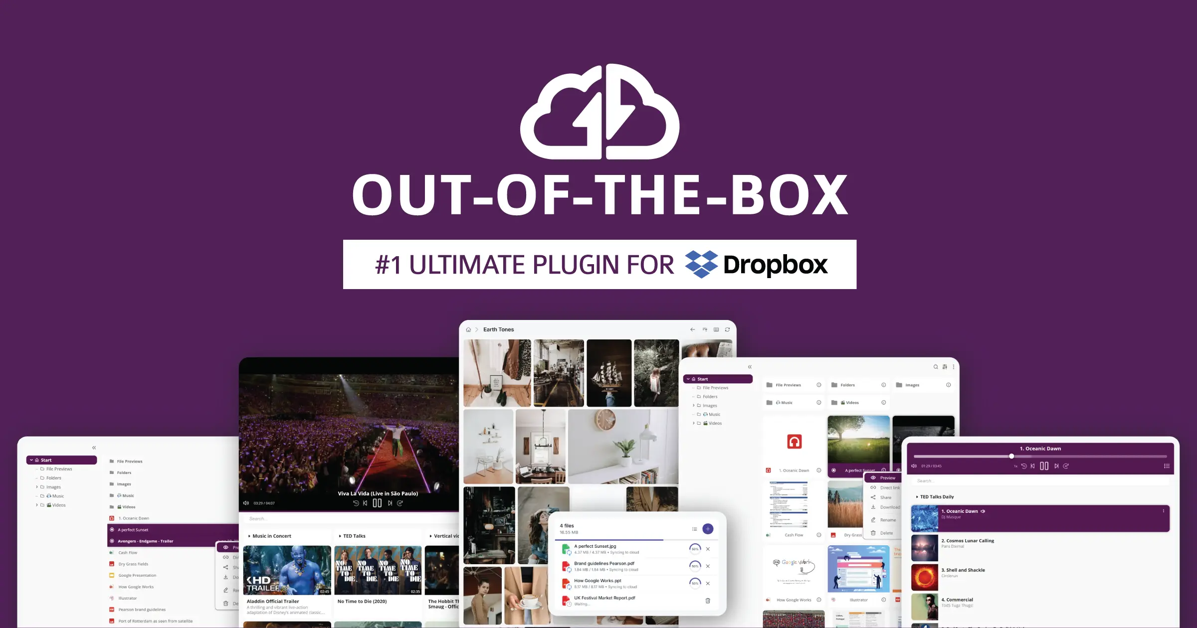 Out-of-the-Box | Dropbox plugin for WordPress - CodeCanyon Item
