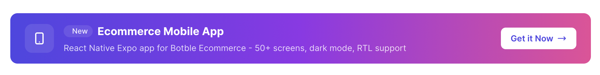 Botble Ecommerce React Native Expo