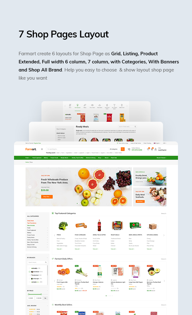 Farmart - Organic & Grocery Marketplace WordPress Theme - 6