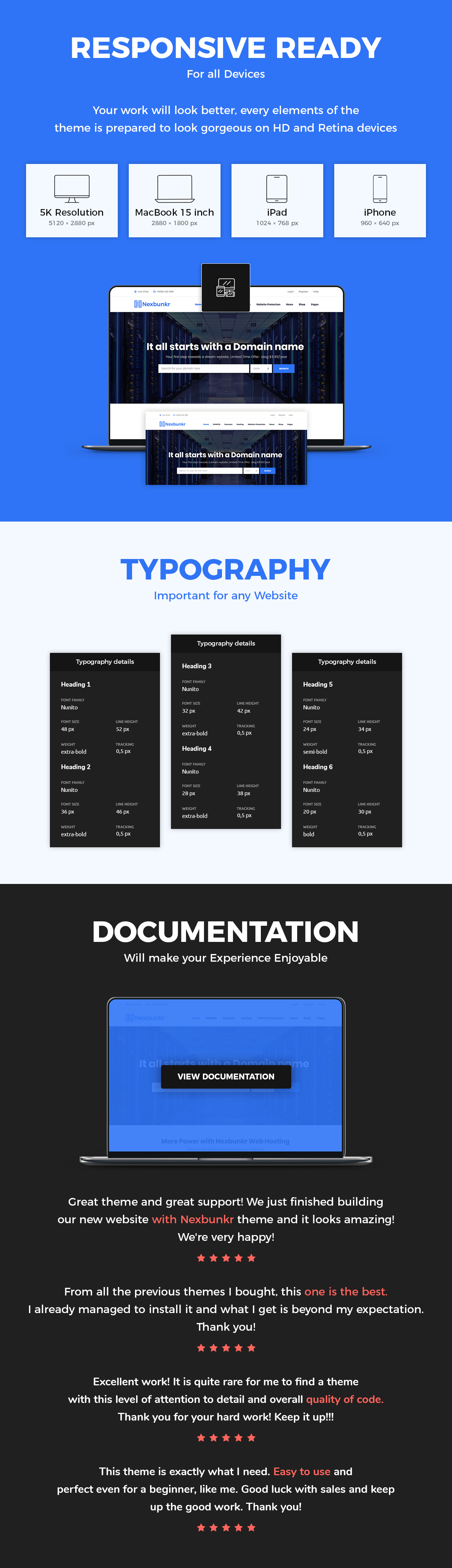 Nexbunker - Hosting/Server WordPress Theme + WHMCS - 7