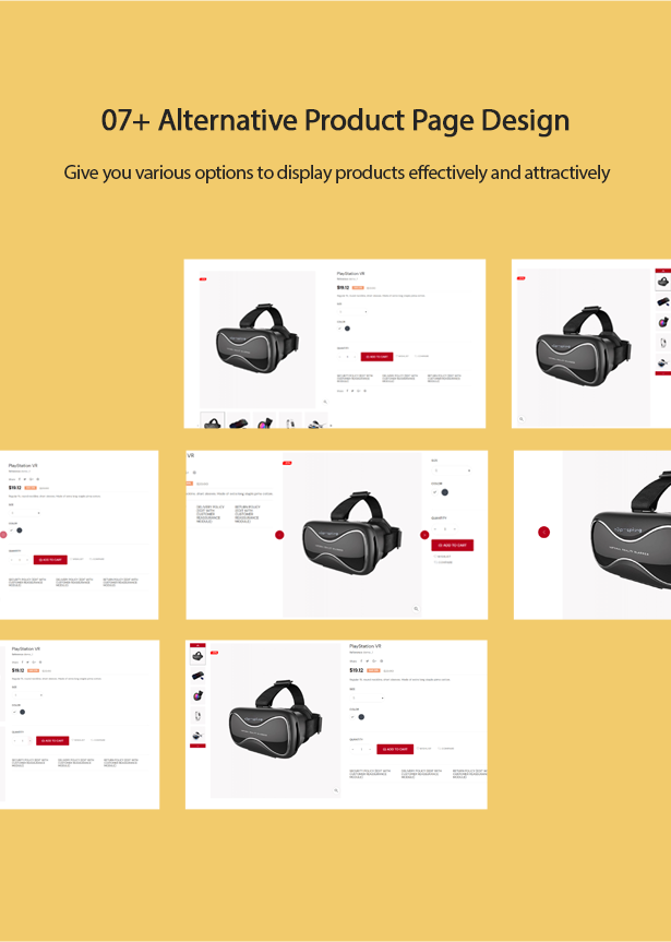 07+ Alternative Product Page Design