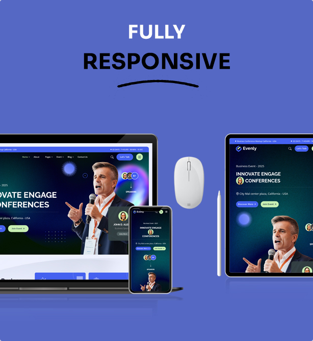 Evenly - Conference & Event HTML Template - 5
