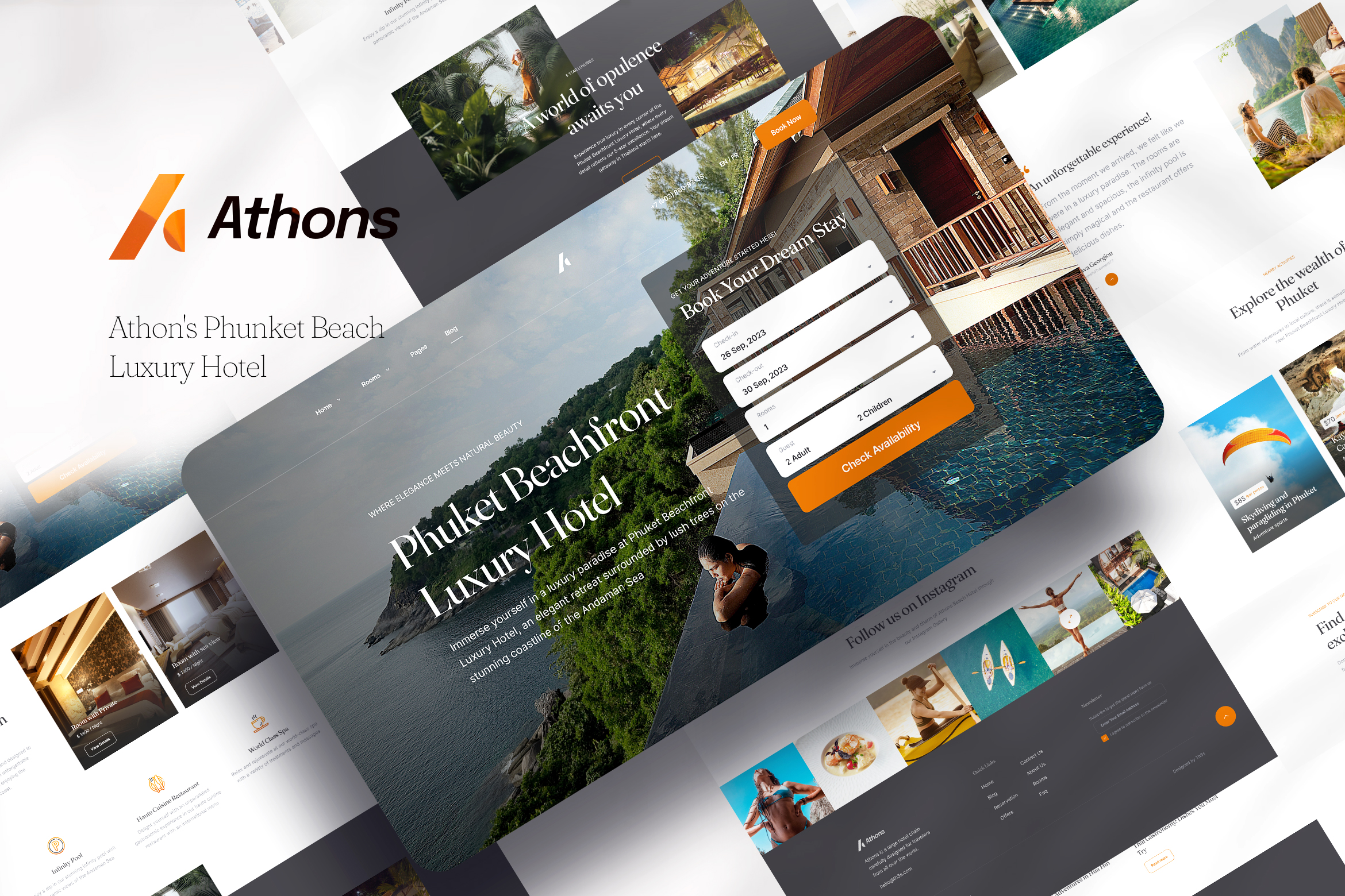Athons - Hotel & Resort Booking Figma Template - 2