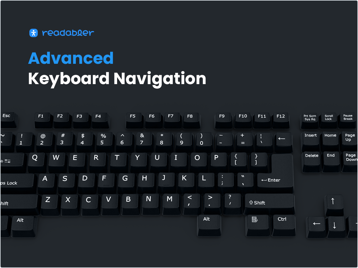 Advanced Keyboard Navigation