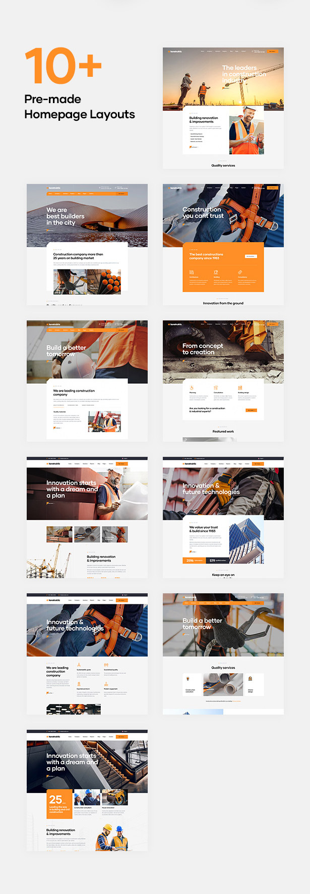 Konstruktic - Best Building, Engineering & Architecture WordPress Theme