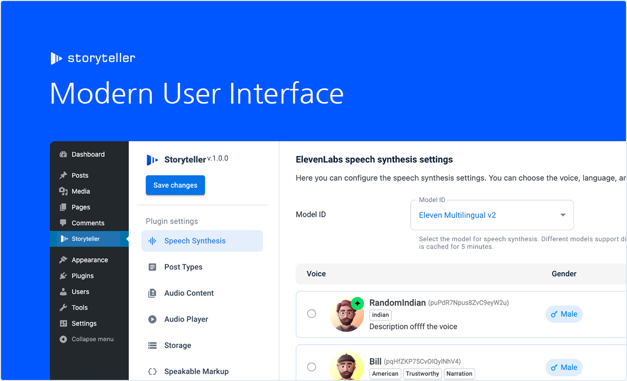Modern User Interface