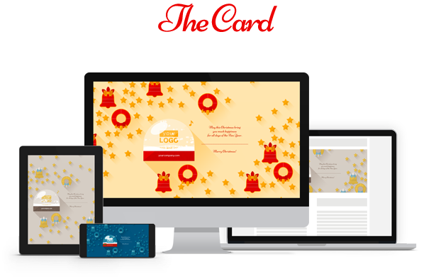 Christmas Card Flat Elegant - 1