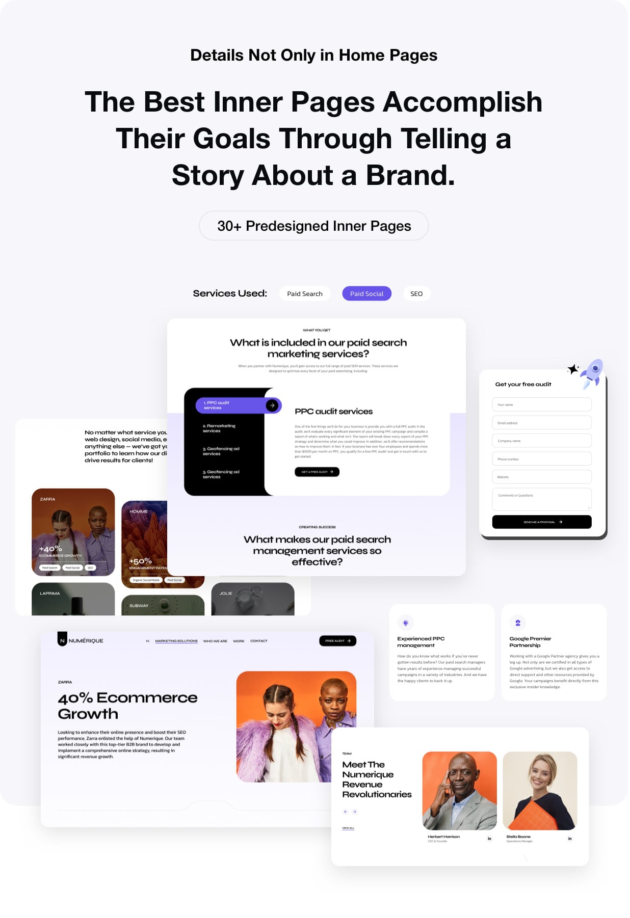 Numerique SEO Digital Marketing WordPress Theme WebDevBay