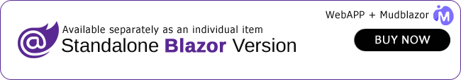 MudBlazor Web App Blazor Dashboard Template