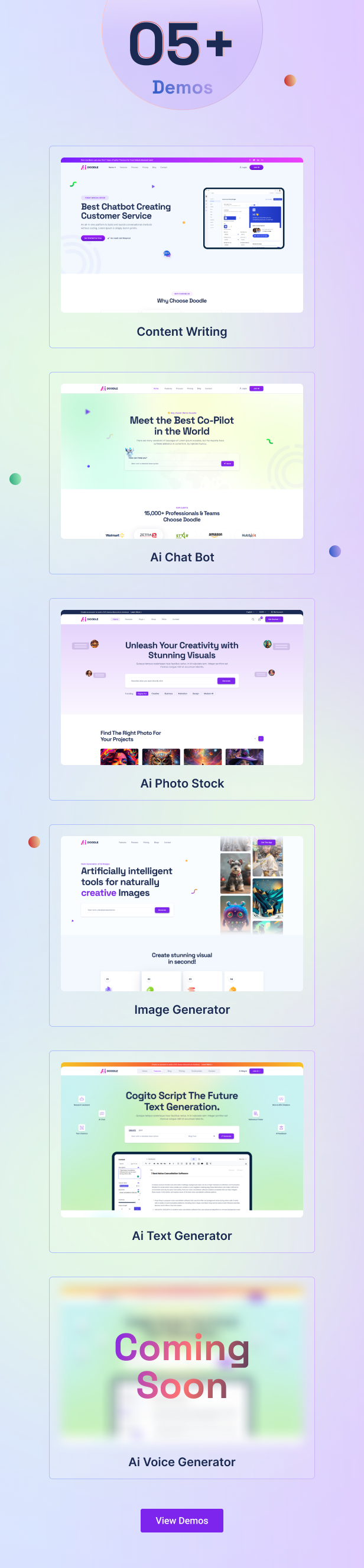 AI Doodle – Laravel 11 AI Artificial Intelligence & AI Technology Startups Template - 9
