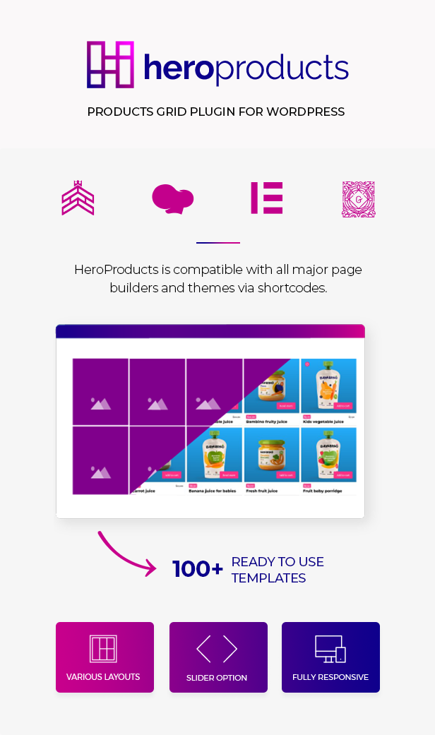 Hero Products - Product Grid Plugin for WooCommerce - 3