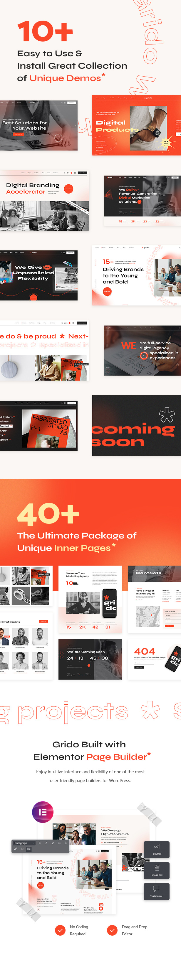Grido - Creative Multipurpose WordPress Theme - 1