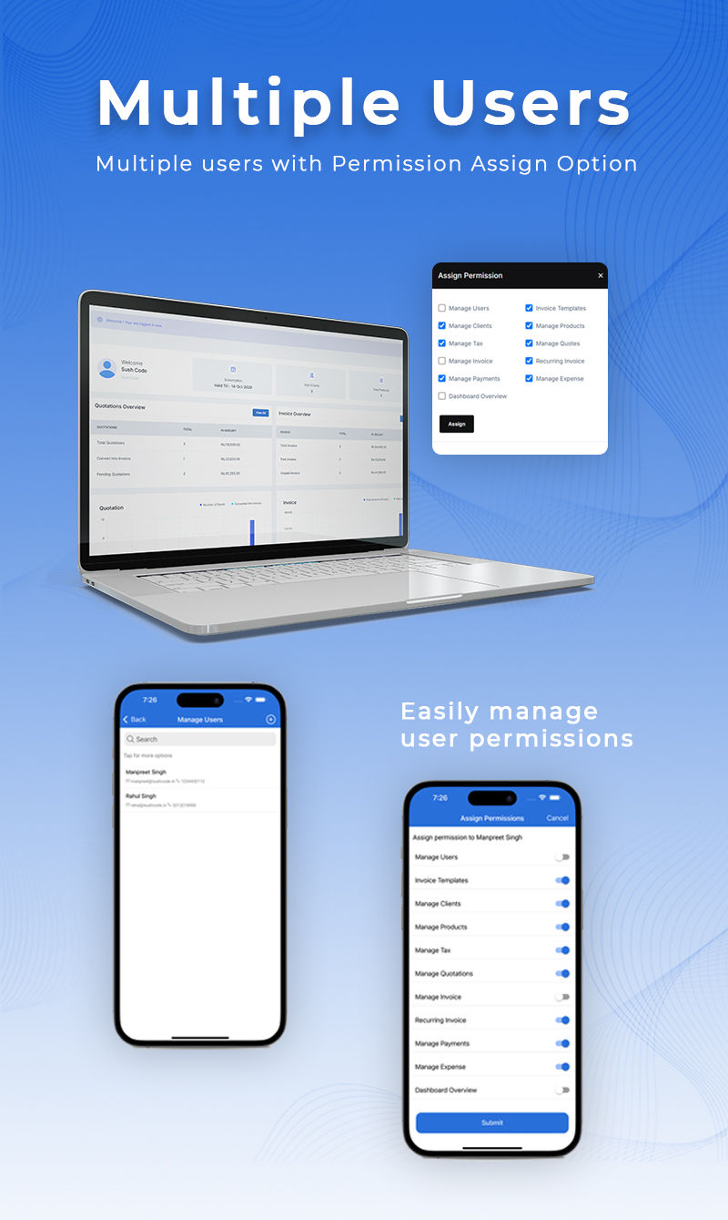 Easy Invoice Pro - SaaS invoicing system (ionic 6 & Laravel) Web and Mobile App (Android & ios) - 5