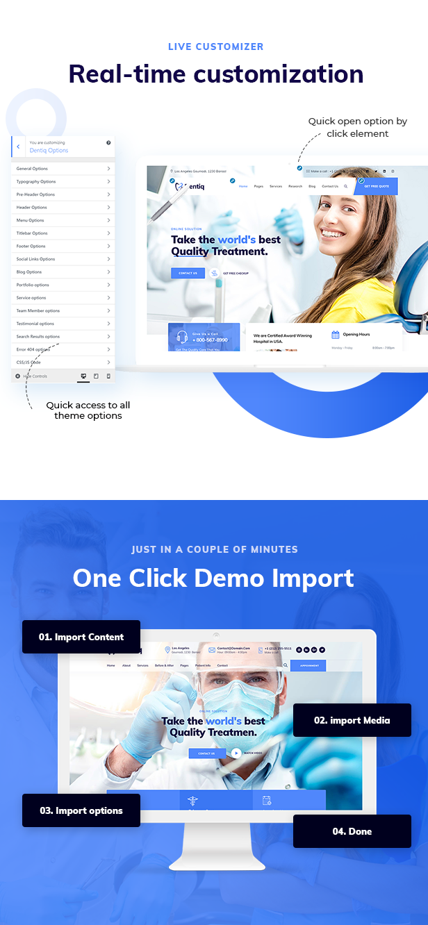 Dentiq WordPress Theme