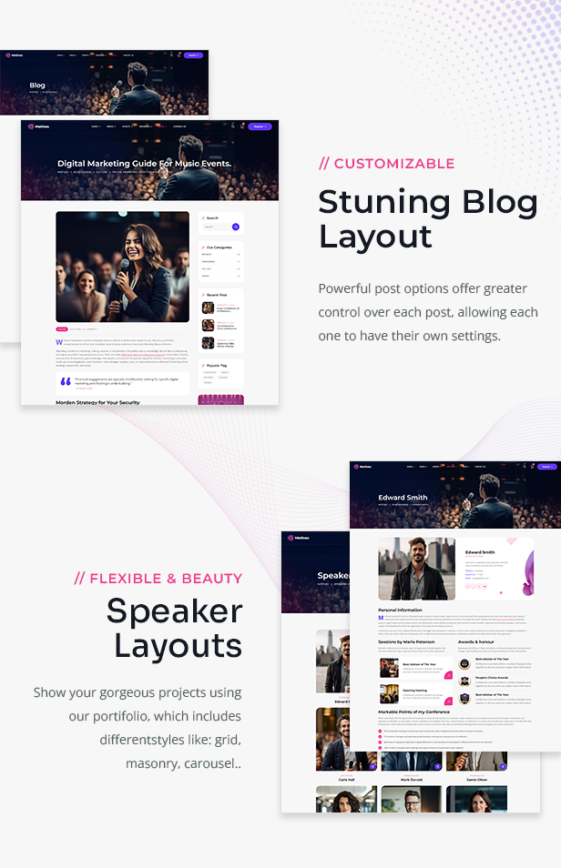 Motivec - Conference and Events WordPress Theme