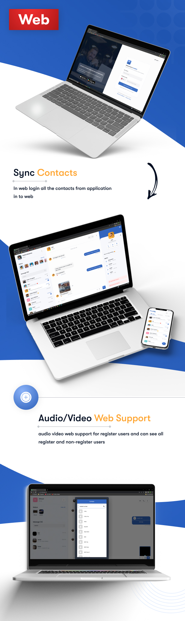 Whatsapp Clone Full Chat & Call App | Android & iOS Flutter Chat app - Chatify