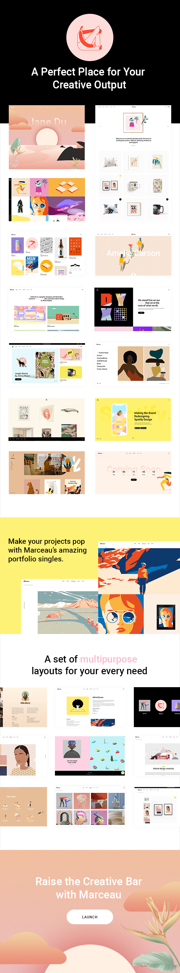 Marceau - Creative Portfolio Theme - 2