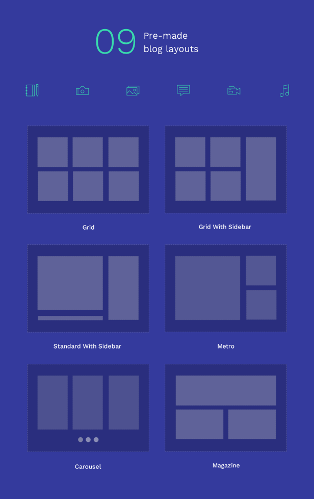 Corporate Business Agency WordPress Theme - 09  Blog Layouts