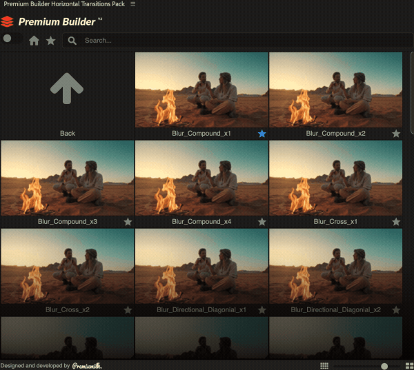 Horizontal Transitions Pack 57096084 - Project and Script for After Effects (Videohive)