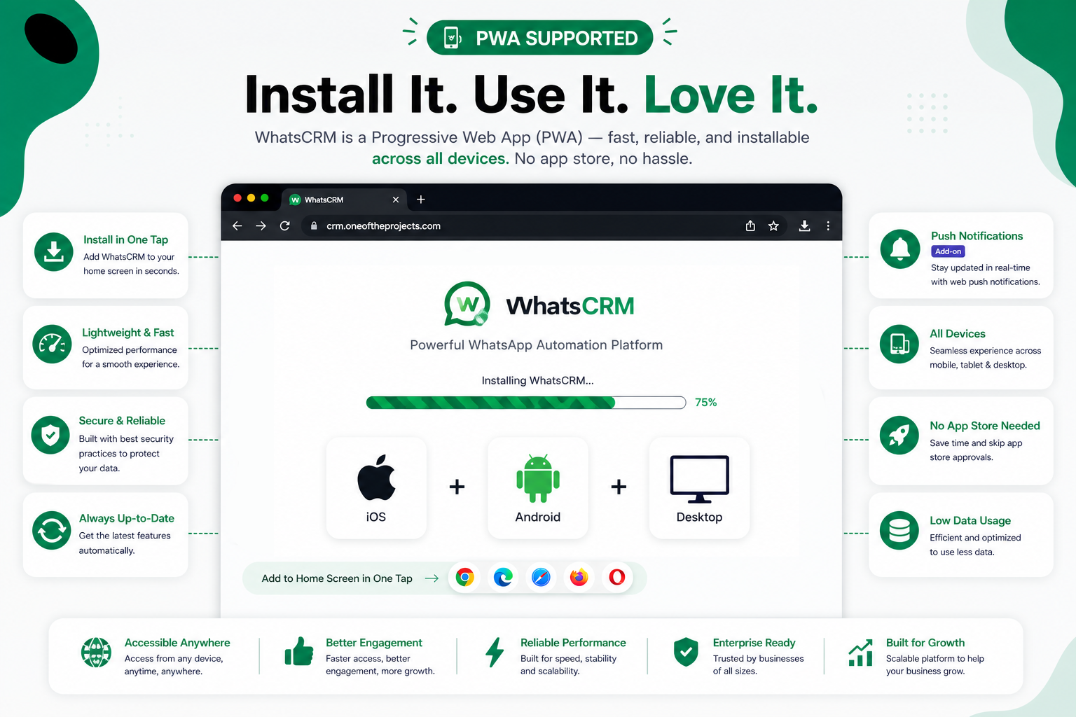 PWA Supported
