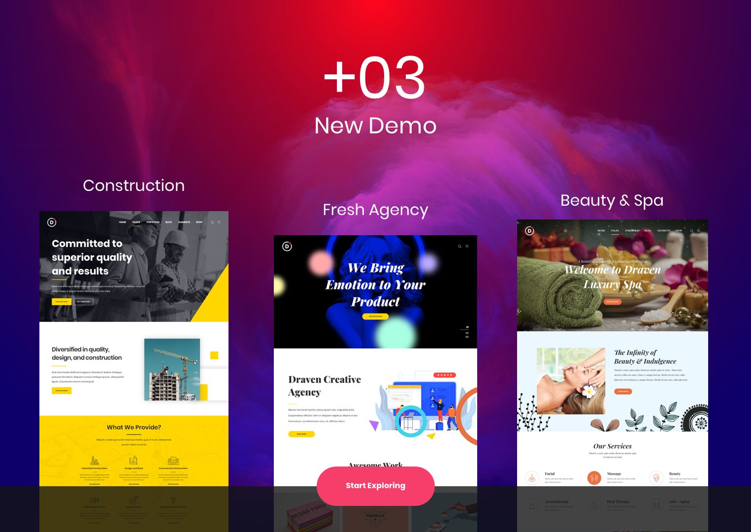 | by Multipurpose Draven Creative LA-Studio ThemeForest Theme \u2013