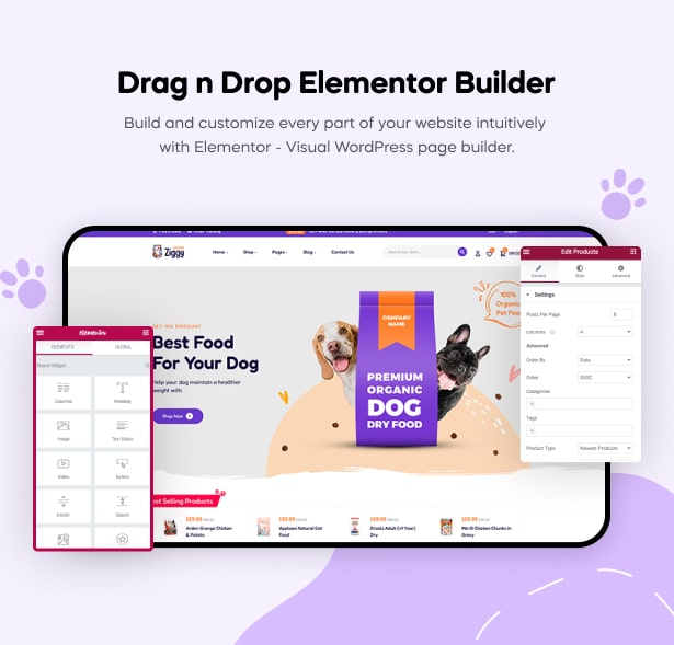 Ziggy Pet Shop WordPress Theme