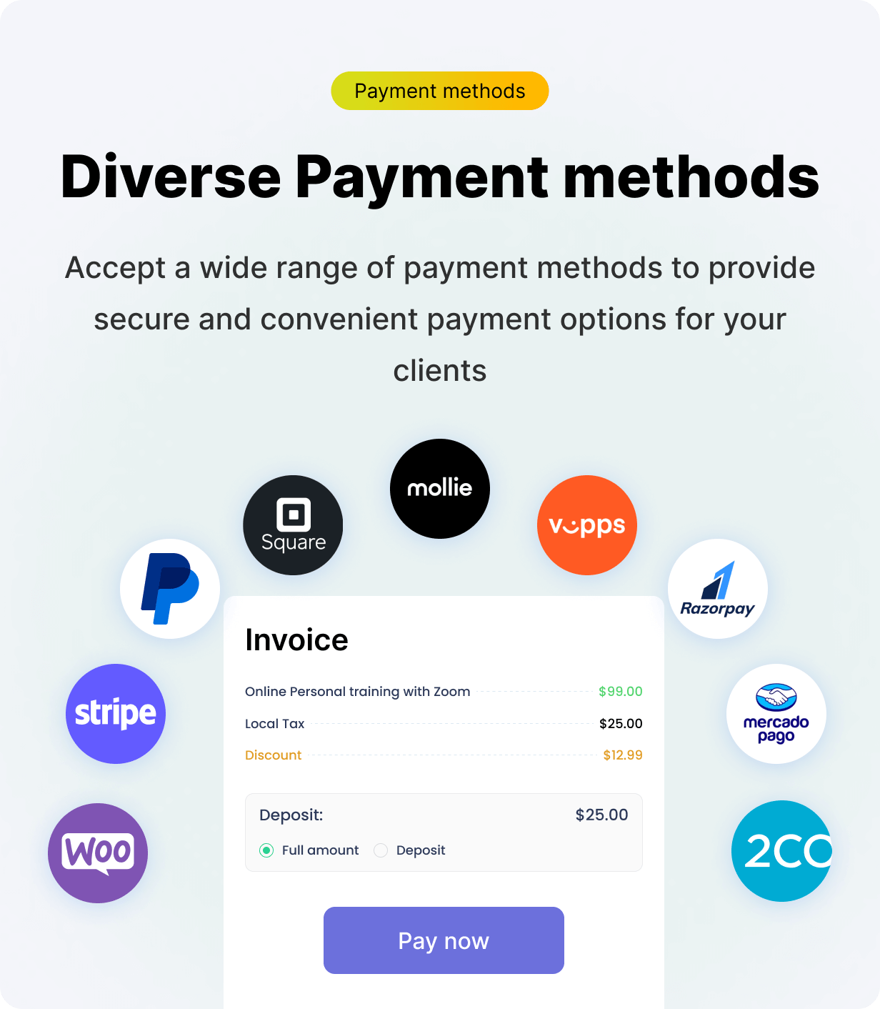 Booknetic - Payment Methods