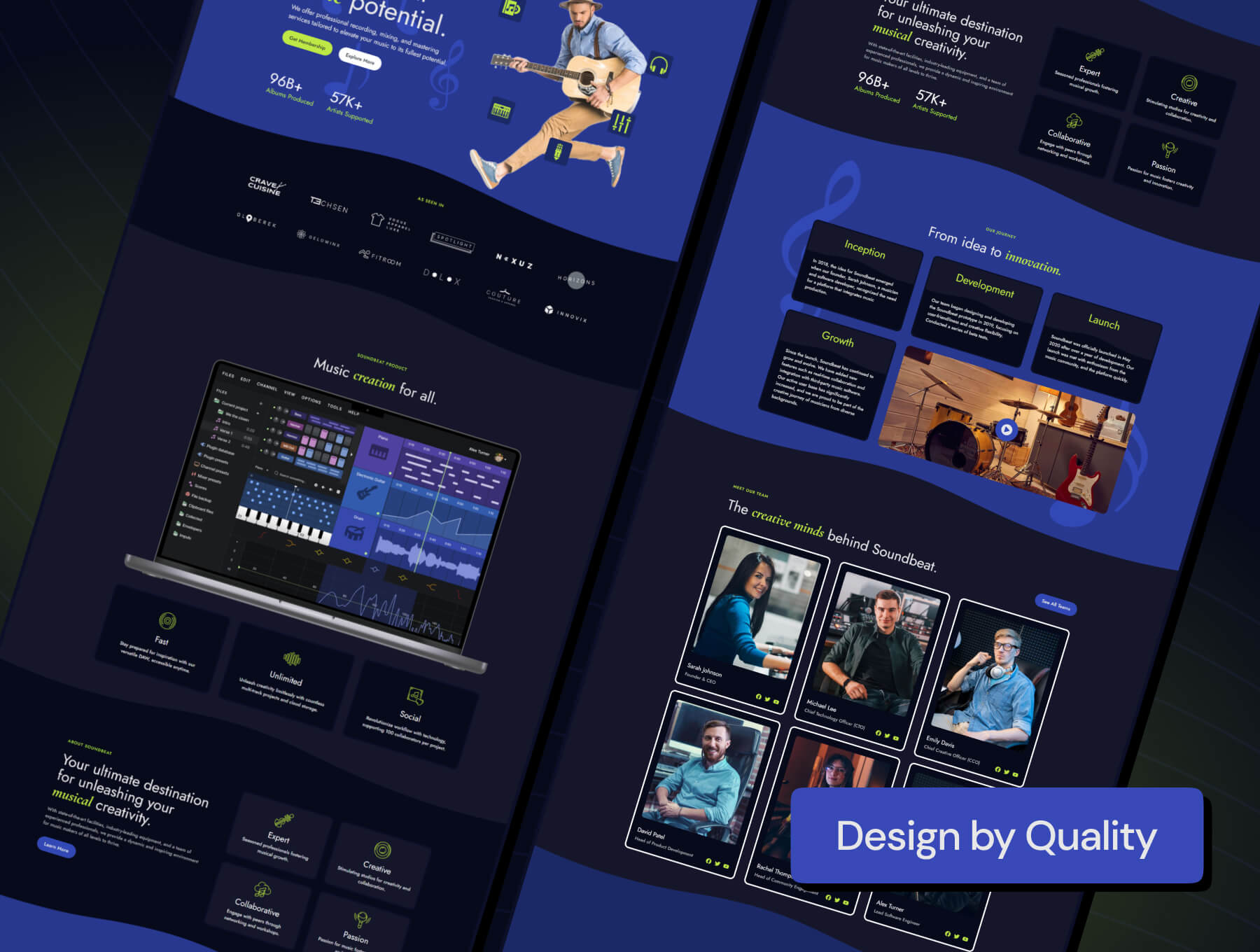 Soundbeat - Music Making Studio Elementor Pro Template Kit - 2