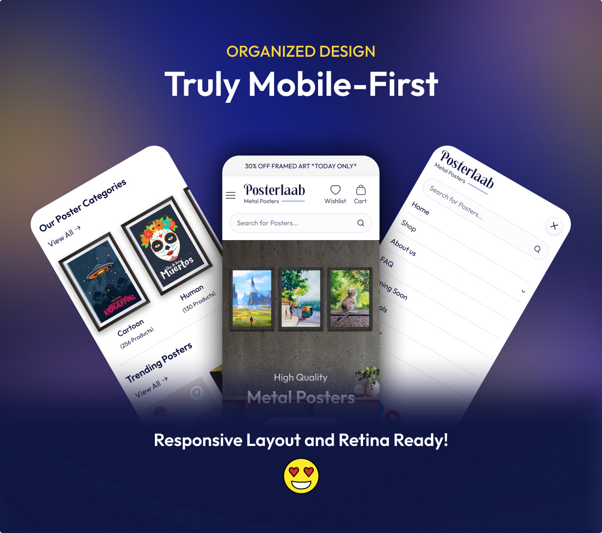 Posterlaab Mobile First