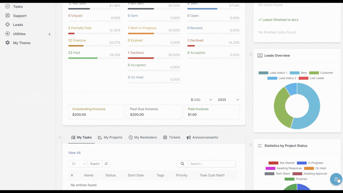 Sticky Notes Module For Perfex CRM - 3