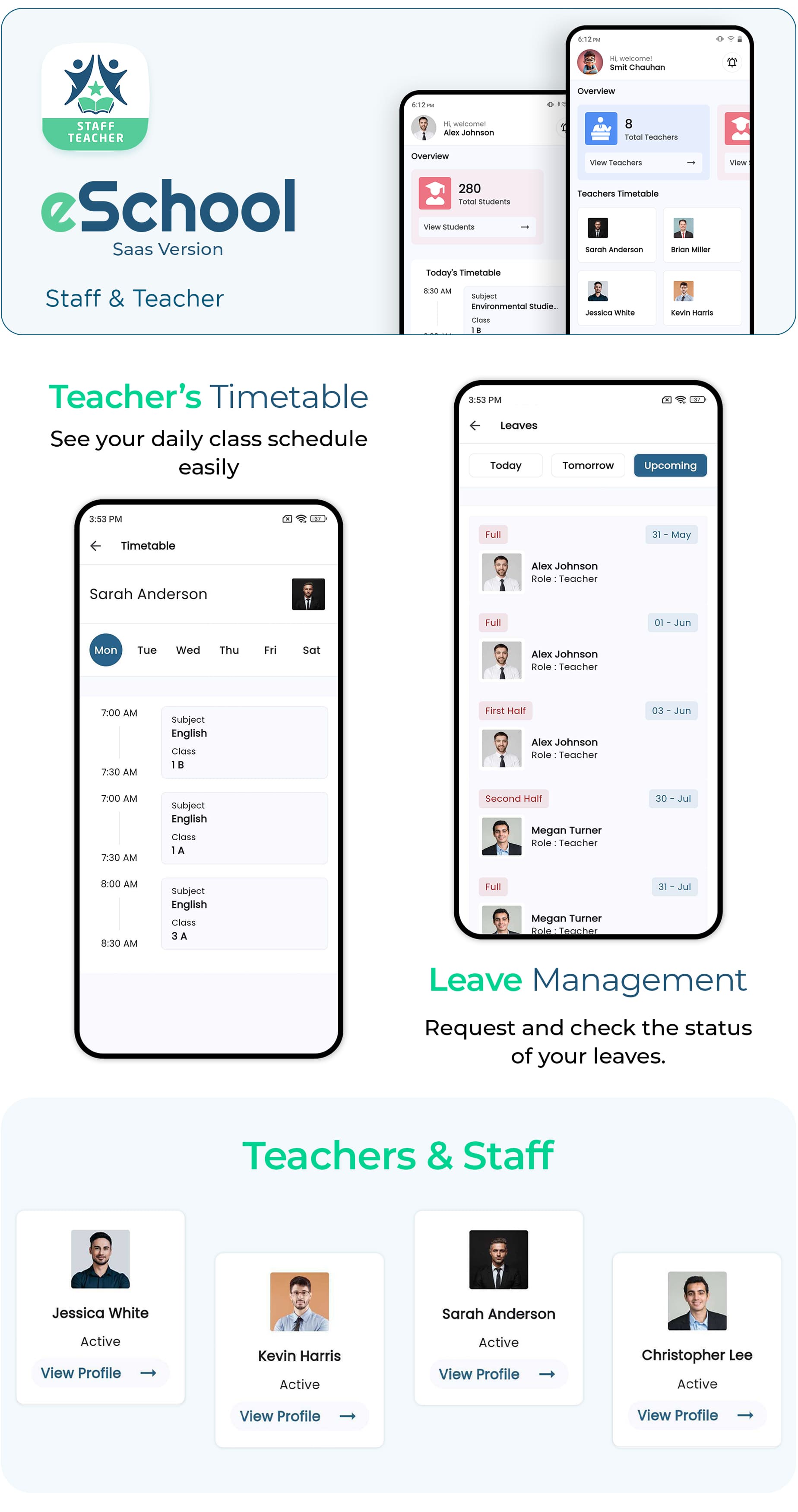 eSchool SaaS - School Management System with Student | Parents Flutter App | Laravel Admin - 18