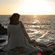 Girl and Sea Sunset - VideoHive Item for Sale