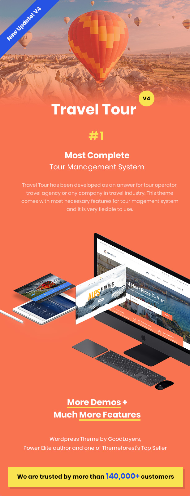 Travel Tour Booking WordPress - 1