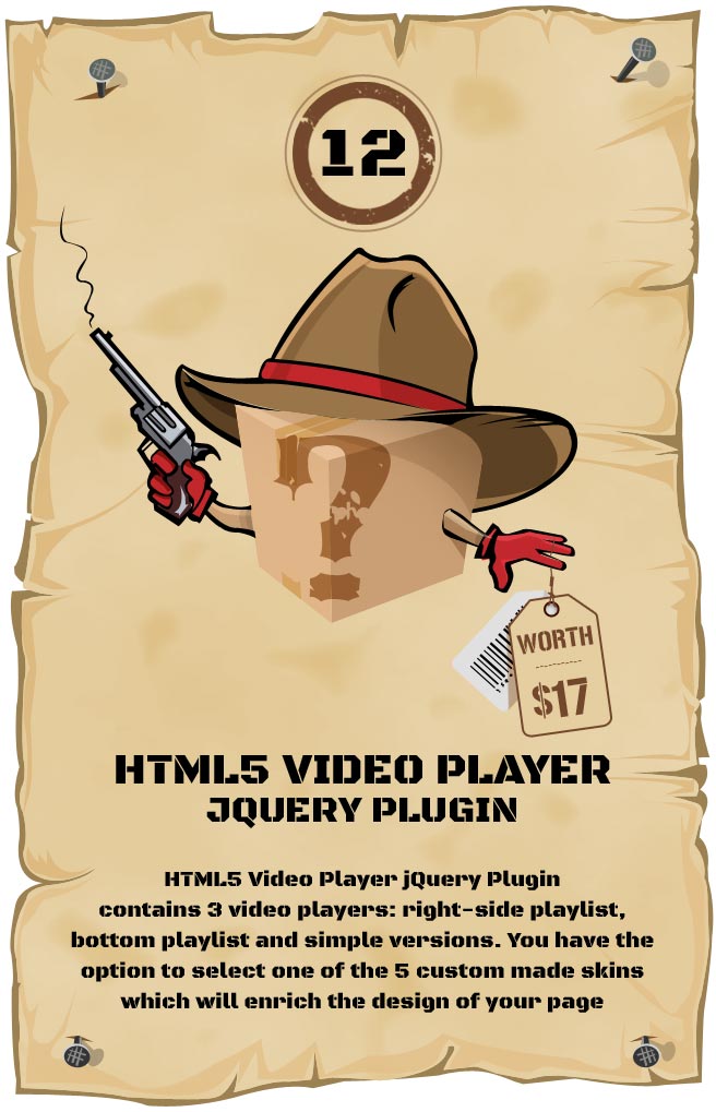 HTML5 Video Player Responsive Plugin