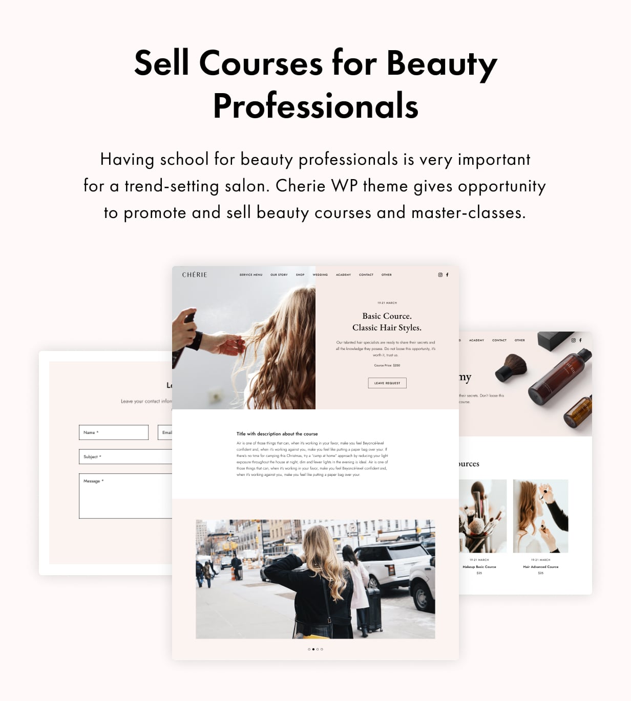 Cherie WordPress Theme Presentation Image