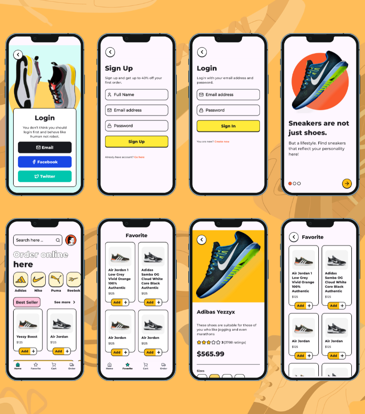 SneakerShop - Sneaker e-Commerce Flutter UI Template - 1