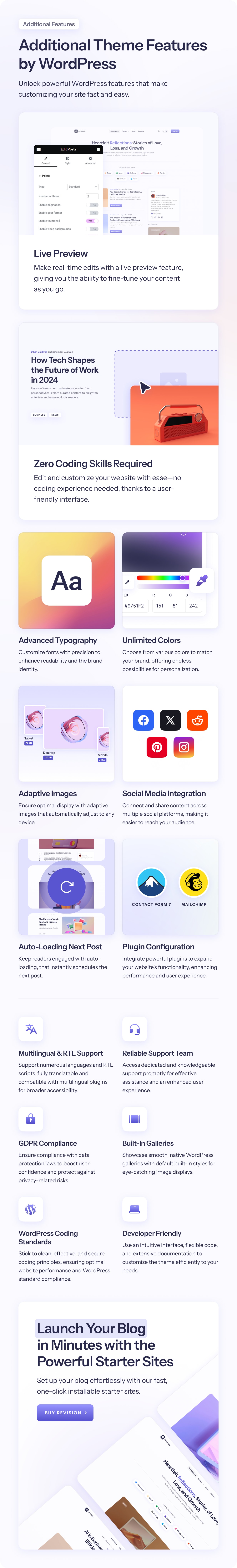 Revision - Optimized Personal Blog WordPress Theme