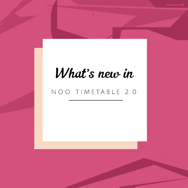 Noo Timetable - Responsive WordPress Timetable Plugin