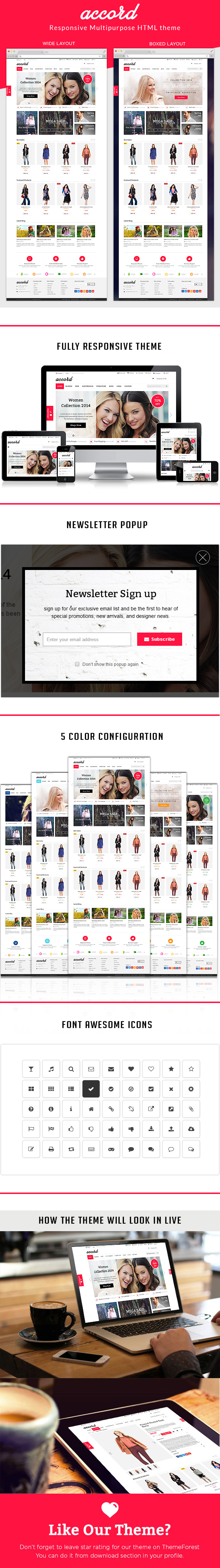 accord responsive html template