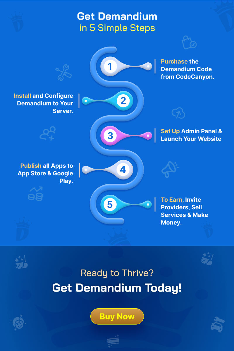 Demandium on-demand booking service platform