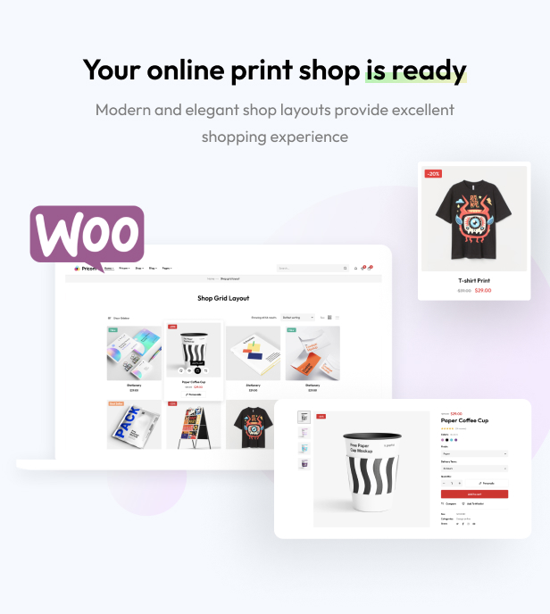 Pricom - Printing Company & Design Services WordPress theme